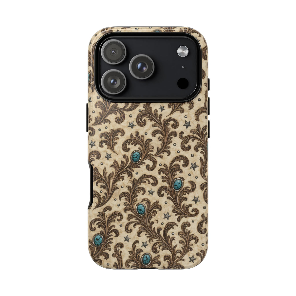 Turquoise Plume Tough Case