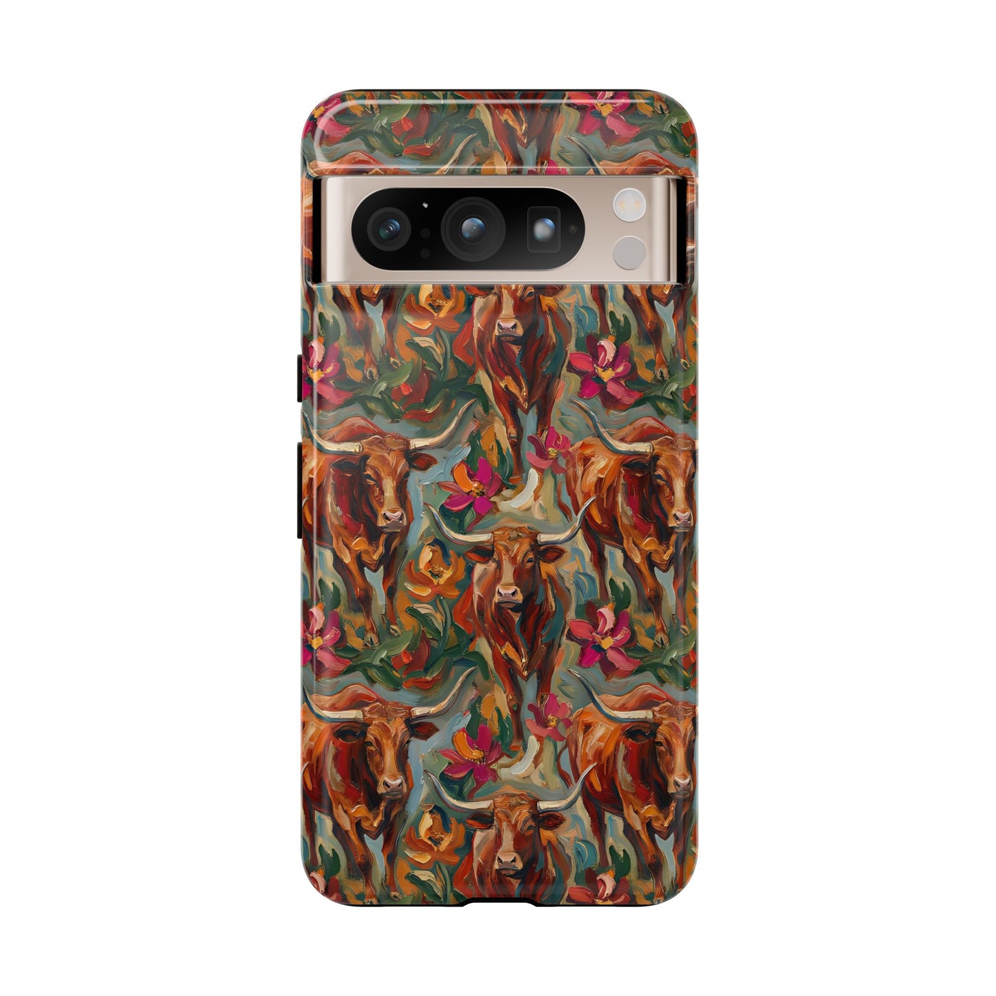 Painted Longhorns Tough Case