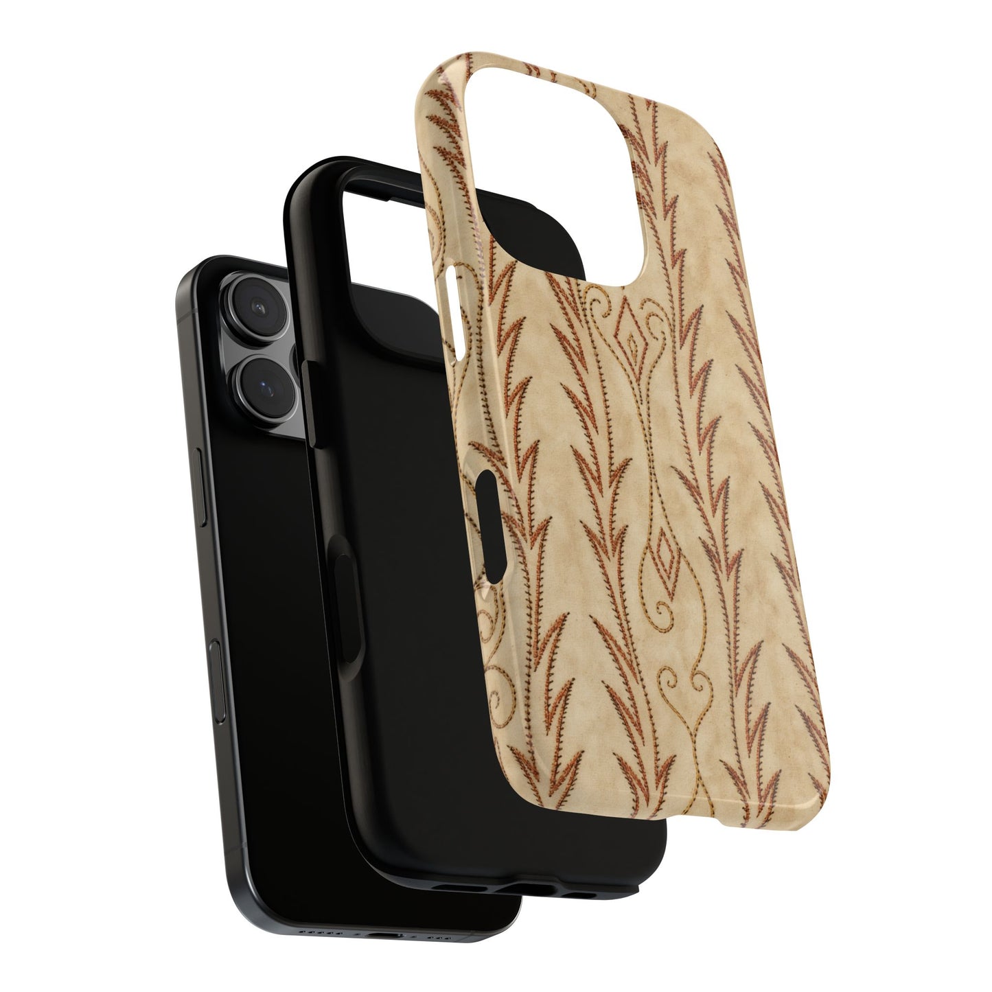 Boot Stitch Cream Tough Case