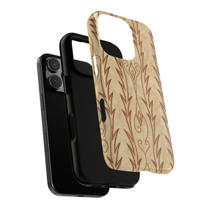 Boot Stitch Cream Tough Case