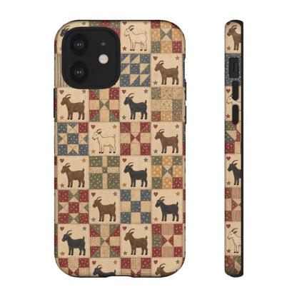 Goat Quilt Tough Case