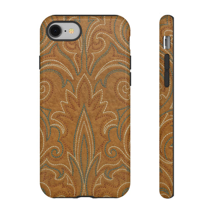 Boot Stitch Tan Tough Case