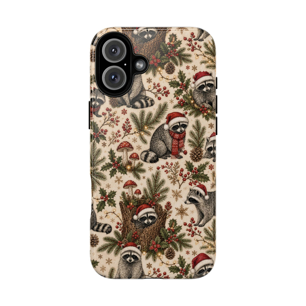 Raccoon Hollow Christmas Tough Case