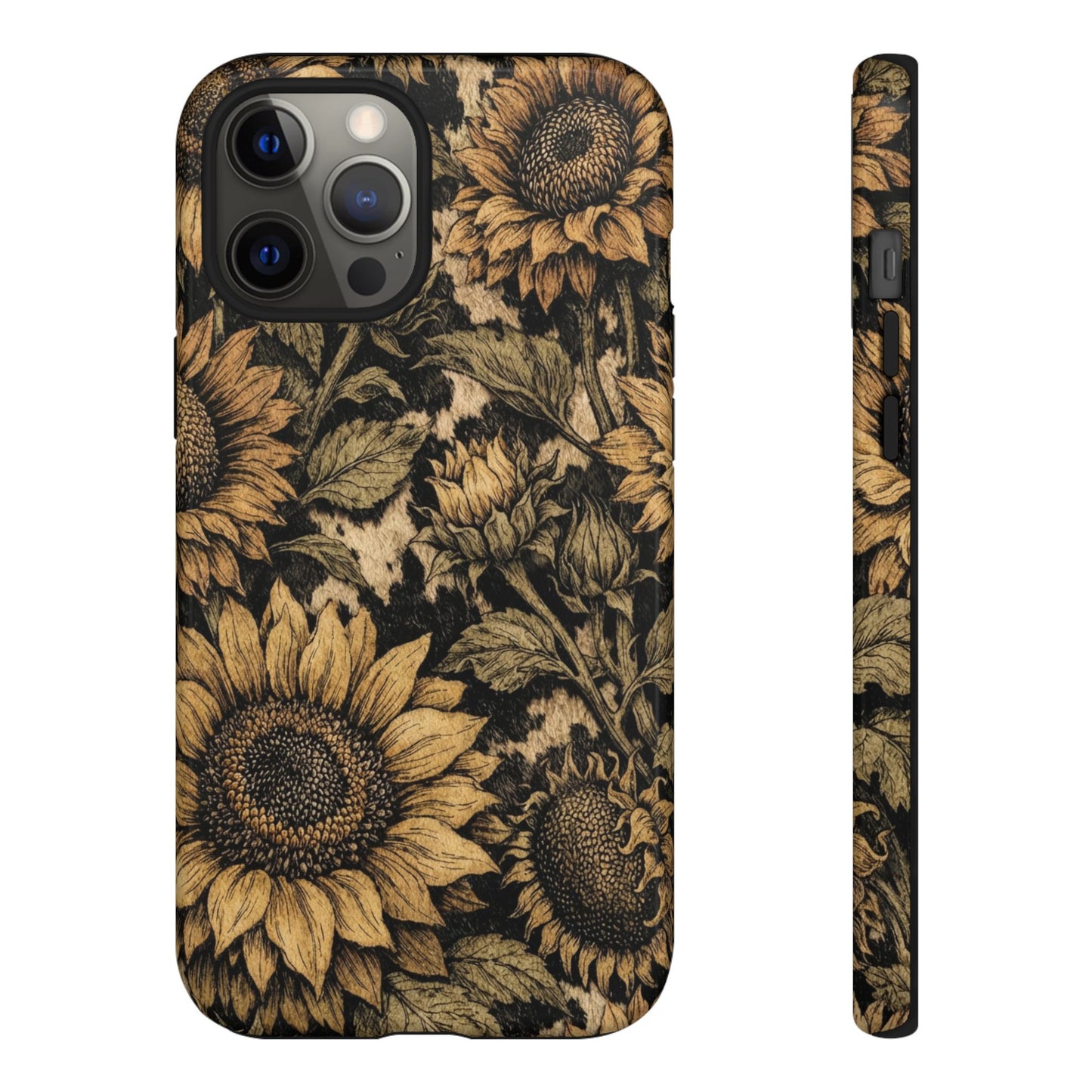 Cowhide Sunflowers Tough Case
