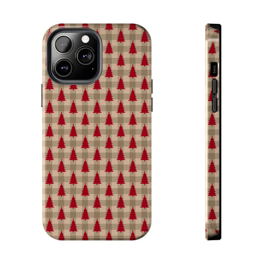 Plaid Tree Phone Case