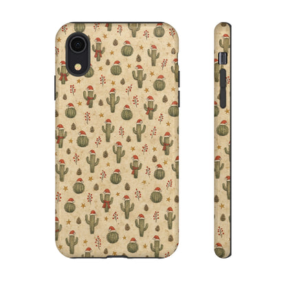 Santa Hat Saguaros Tough Case