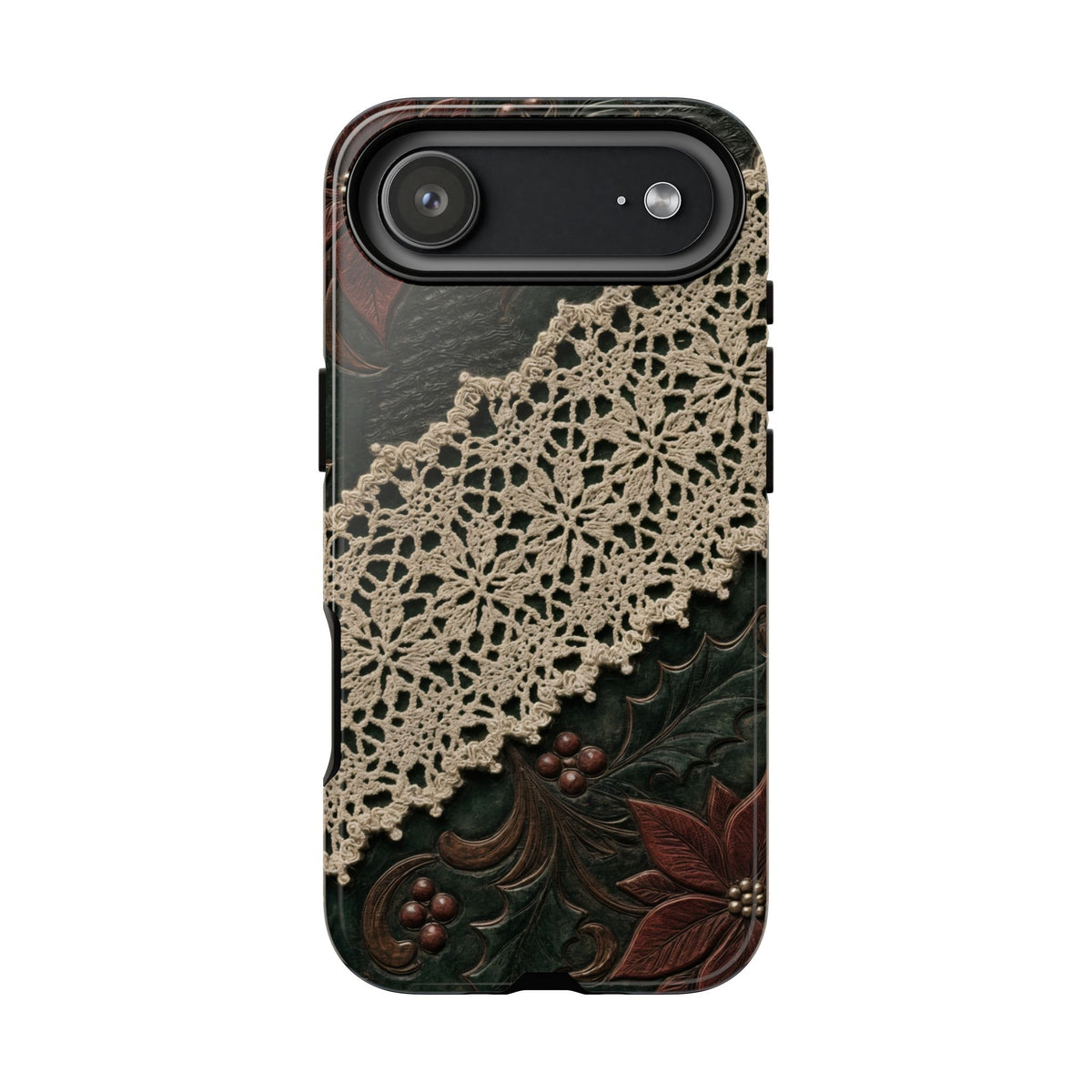 Poinsettia Lace Tough Case
