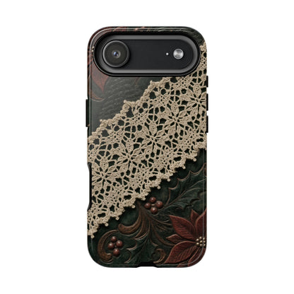 Poinsettia Lace Tough Case