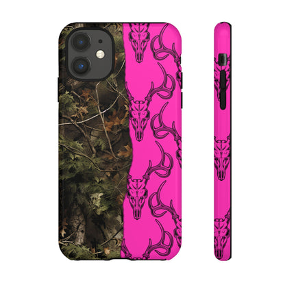 Camo Deer Skulls Pink Tough Case