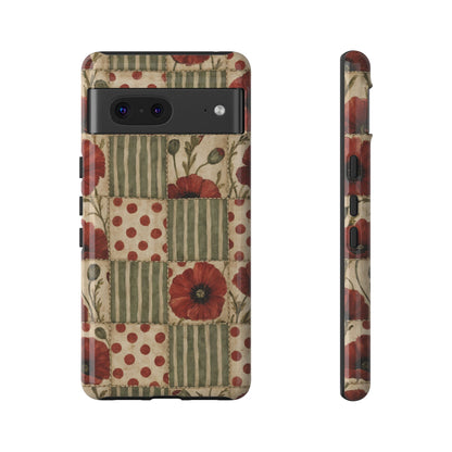 Poppy Patchwork Tough Case