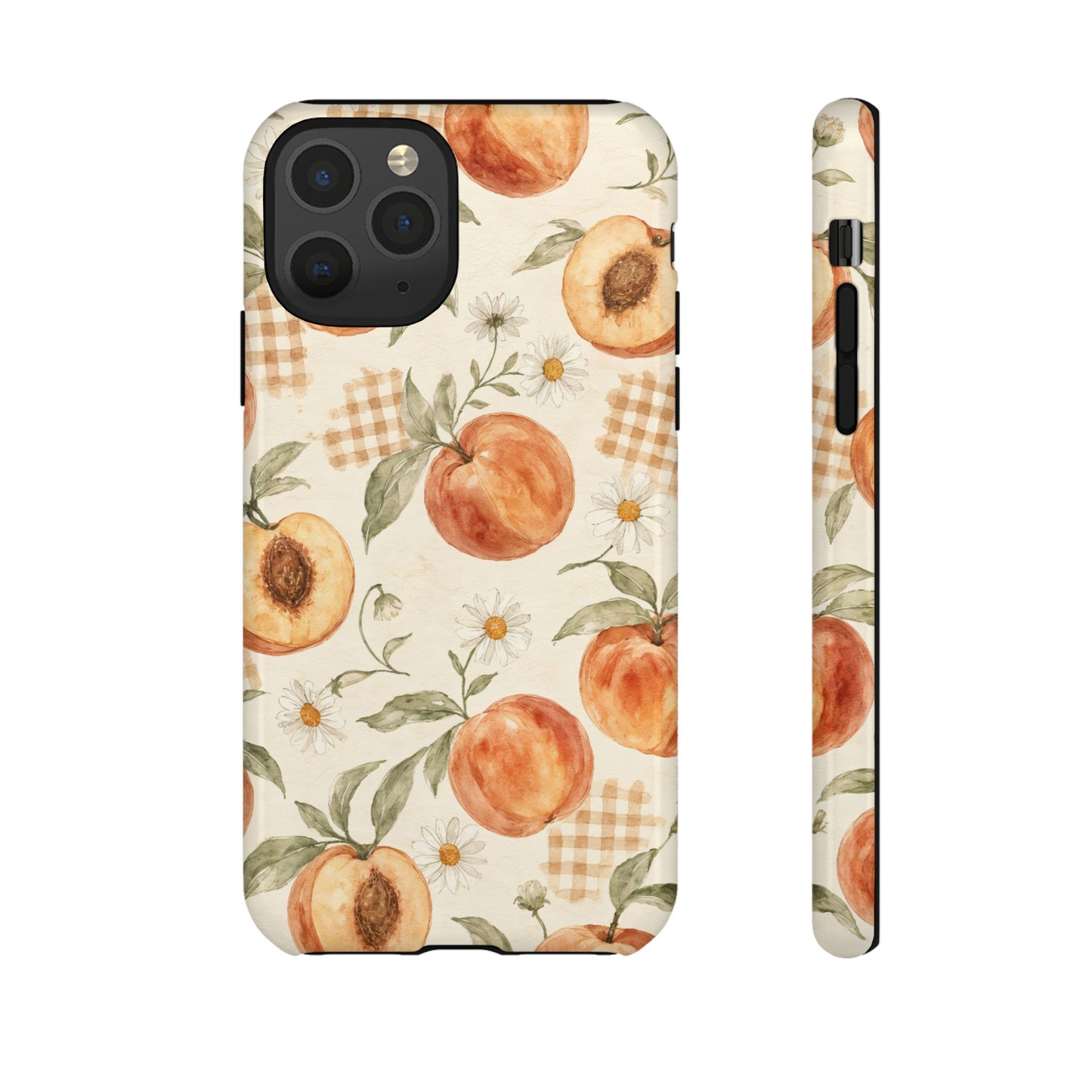 Peachy Gingham Tough Case