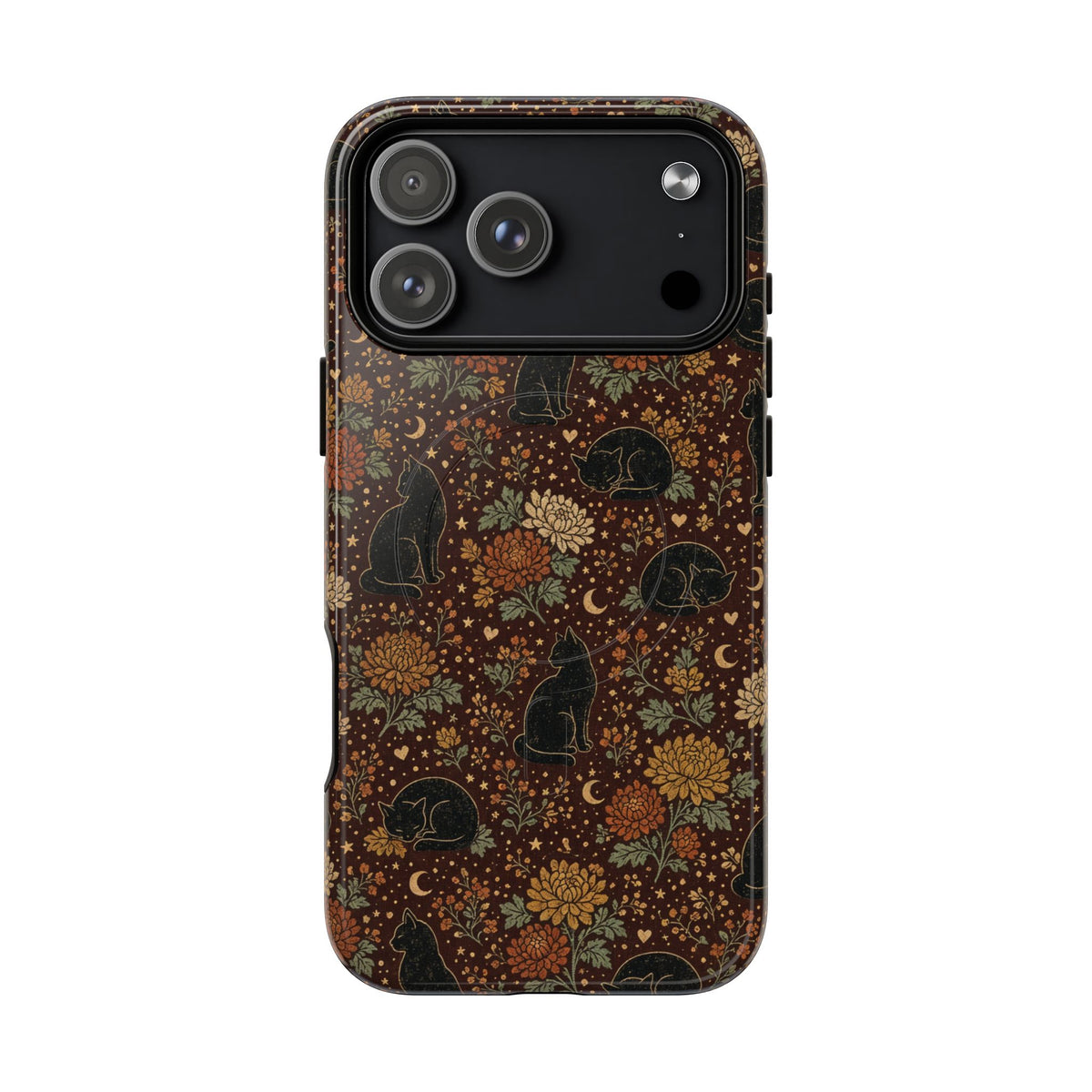 Chrysanthemum Cats Magnetic Case