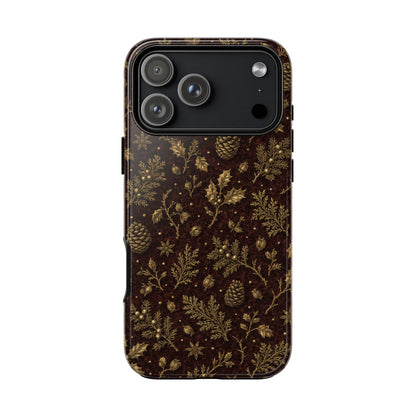 Brass Winter Botanicals Tough Case