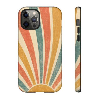 Retro Sun Rays Tough Case