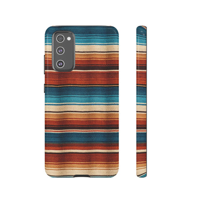 Turquoise + Orange Serape Tough Case
