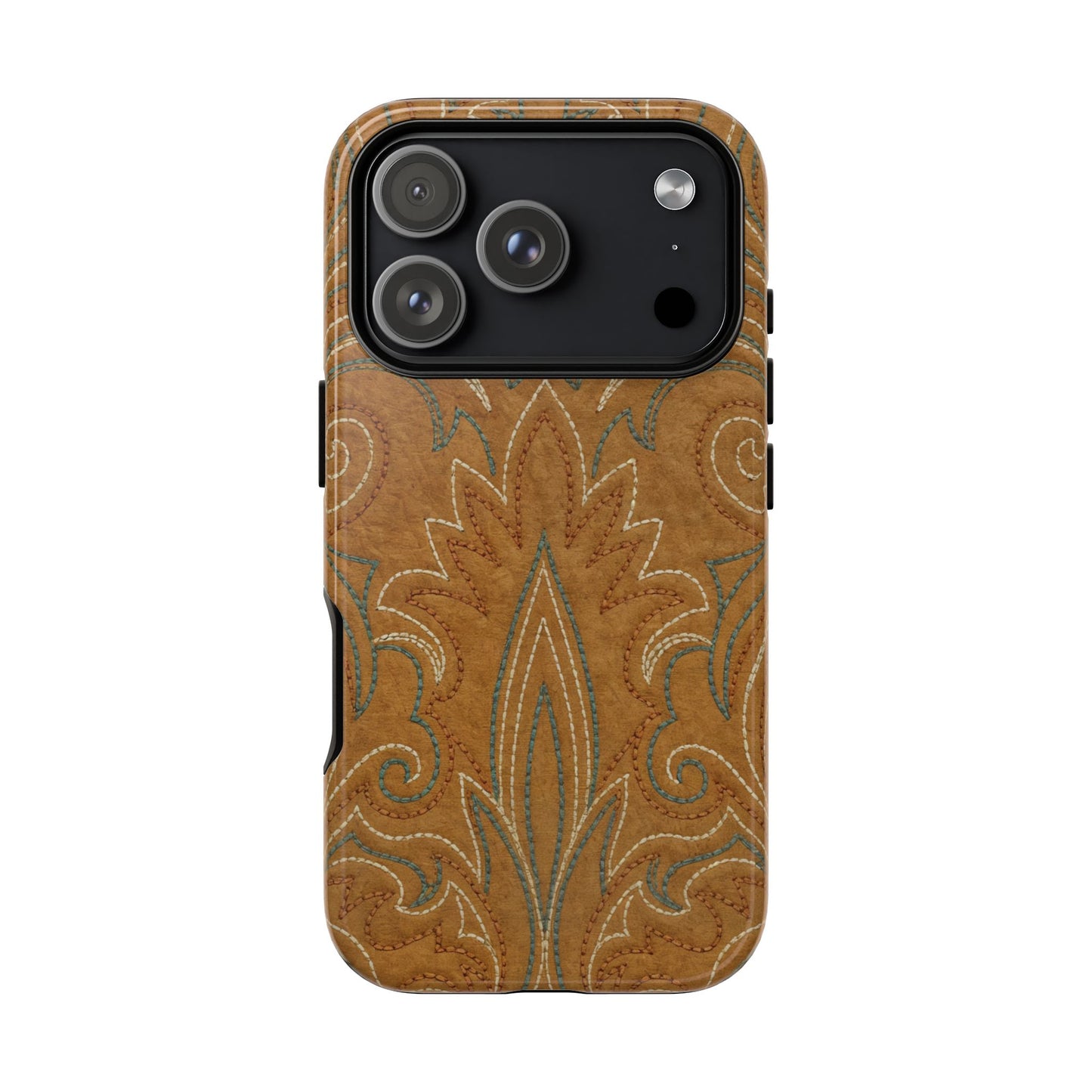 Boot Stitch Tan Tough Case