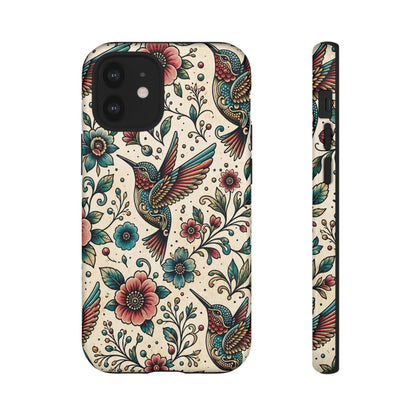 Retro Hummingbird Tough Case