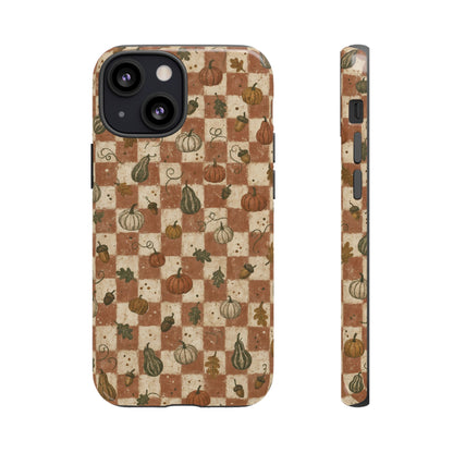 Pumpkin Checker Tough Case