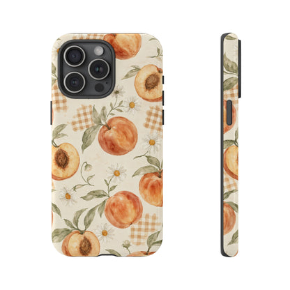 Peachy Gingham Tough Case