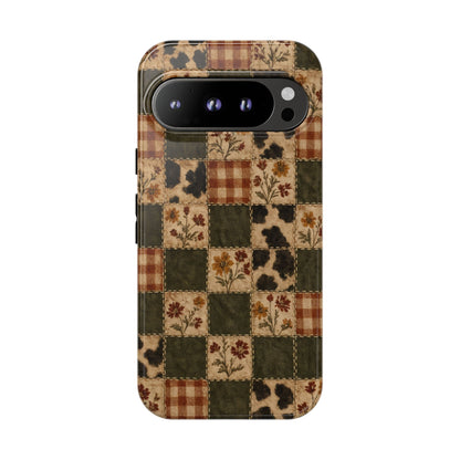 Autumn Plaid Patchwork Tough Case