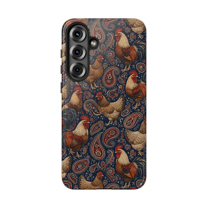 Patriotic Paisley Chickens Tough Case