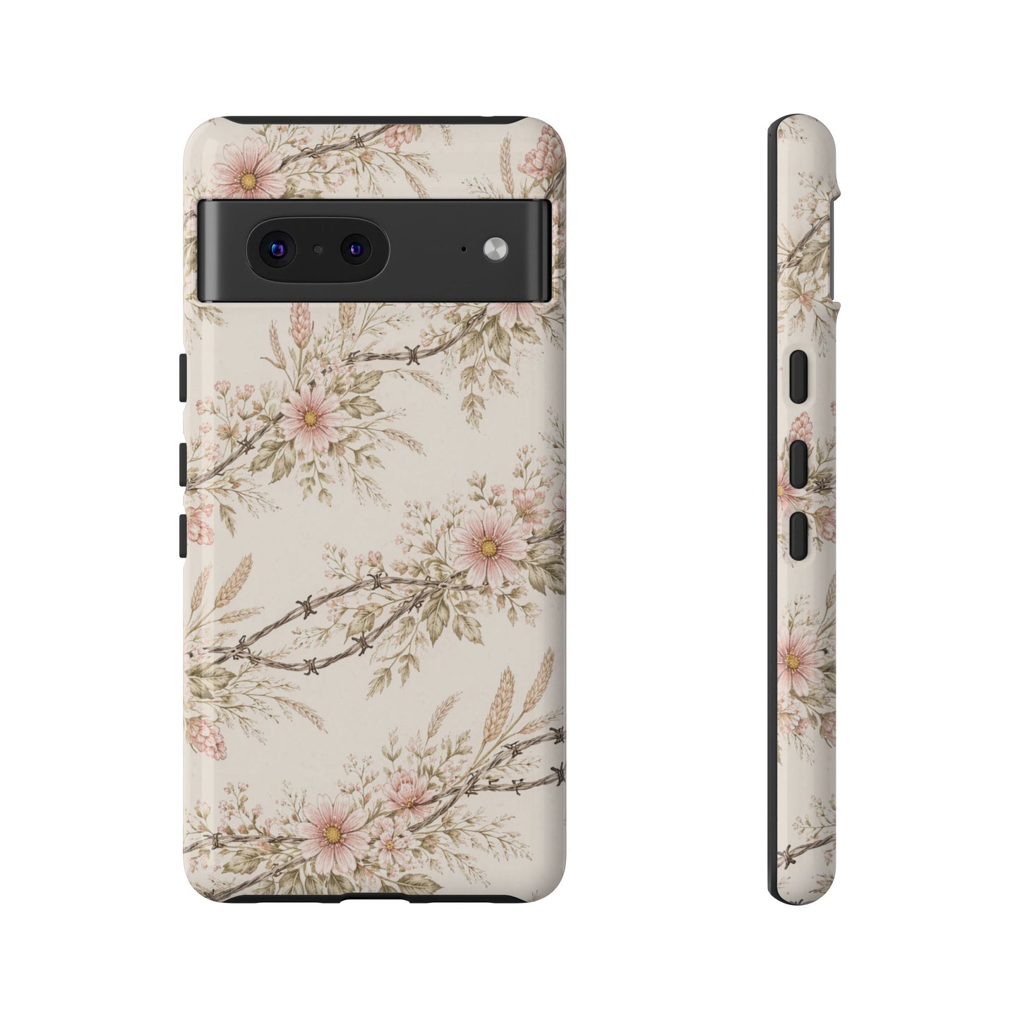 Floral Barbed Wire Tough Case