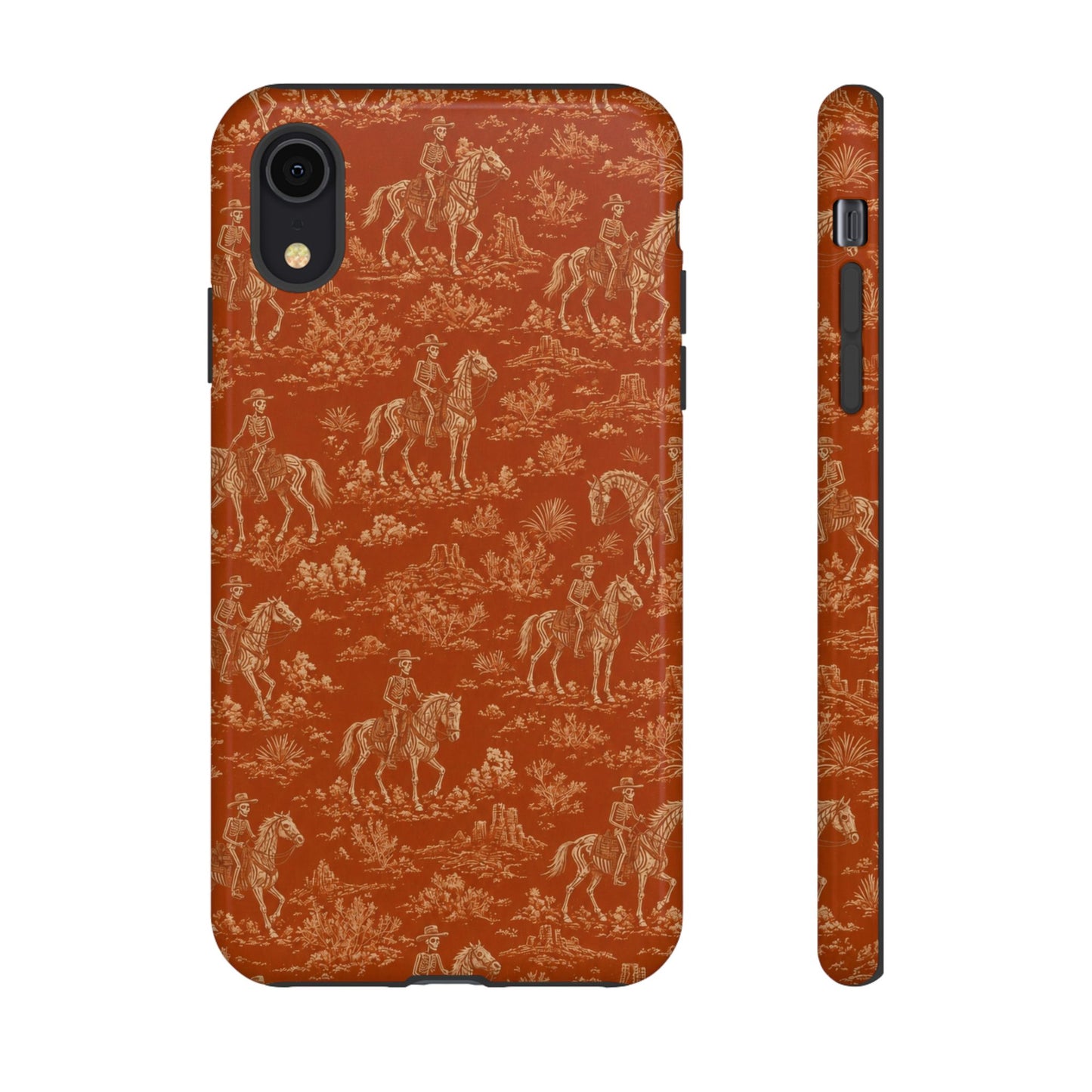 Cowboy Skeleton Toile Tough Case