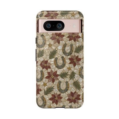 Pearl Horseshoe Poinsettia Tough Case