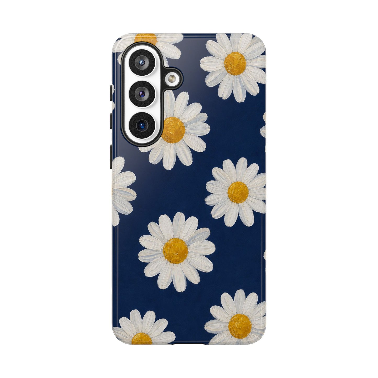 Navy Daisy Tough Case