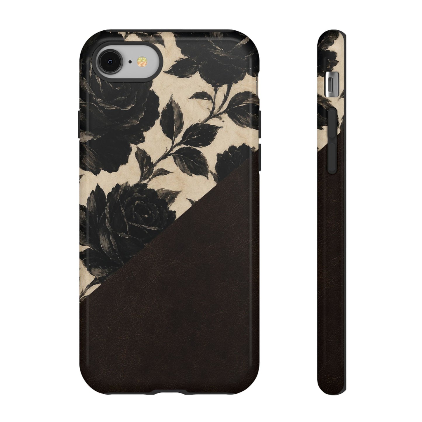 Rose Leather Tough Case