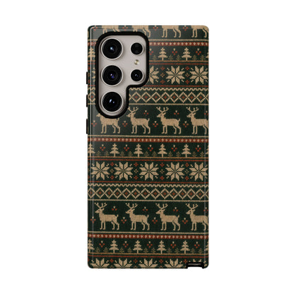 Fair Isle Deer Tough Case