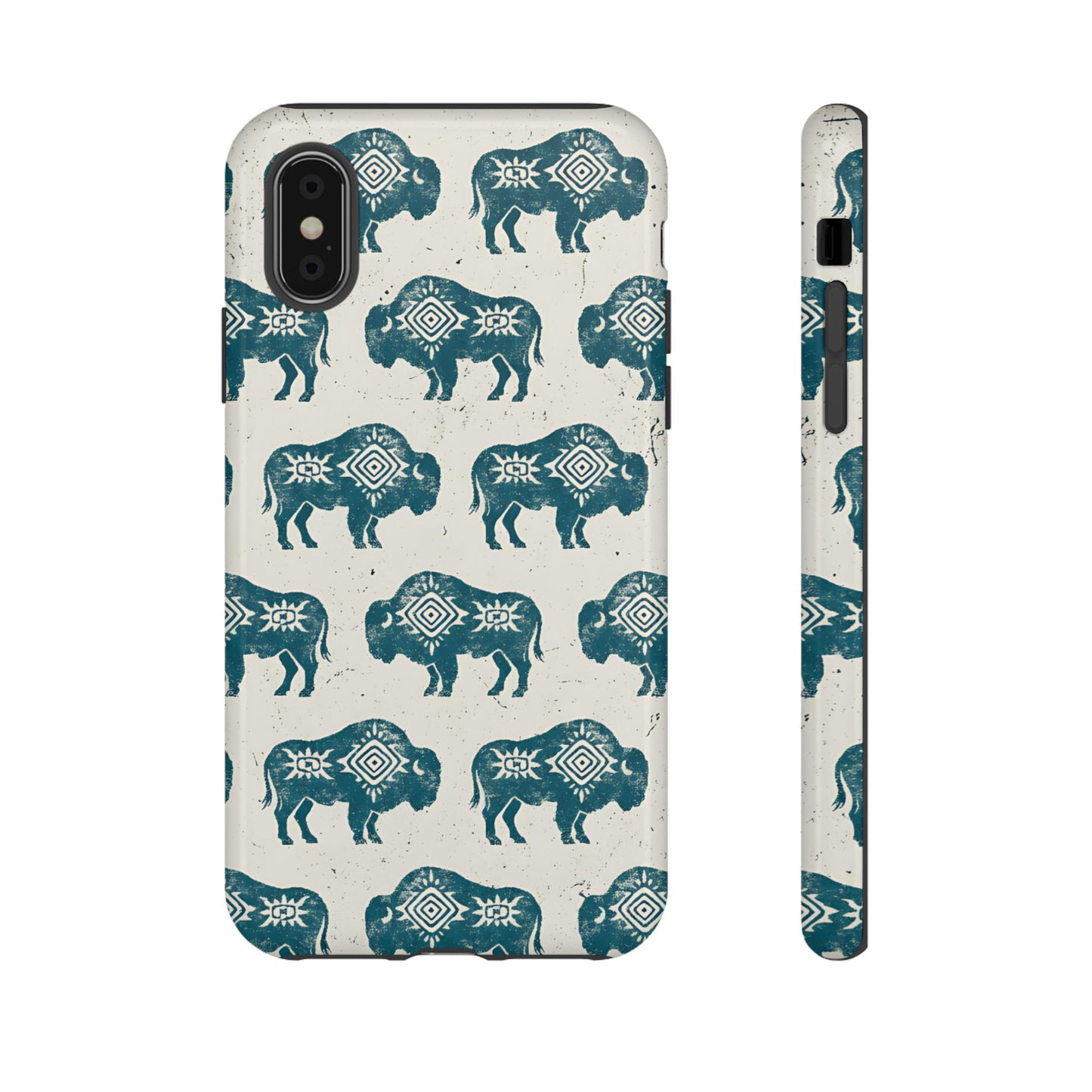 Teal Aztec Buffalo Tough Case