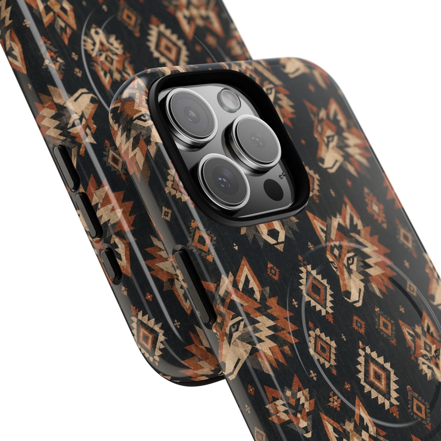 Aztec Wolves Magnetic Case