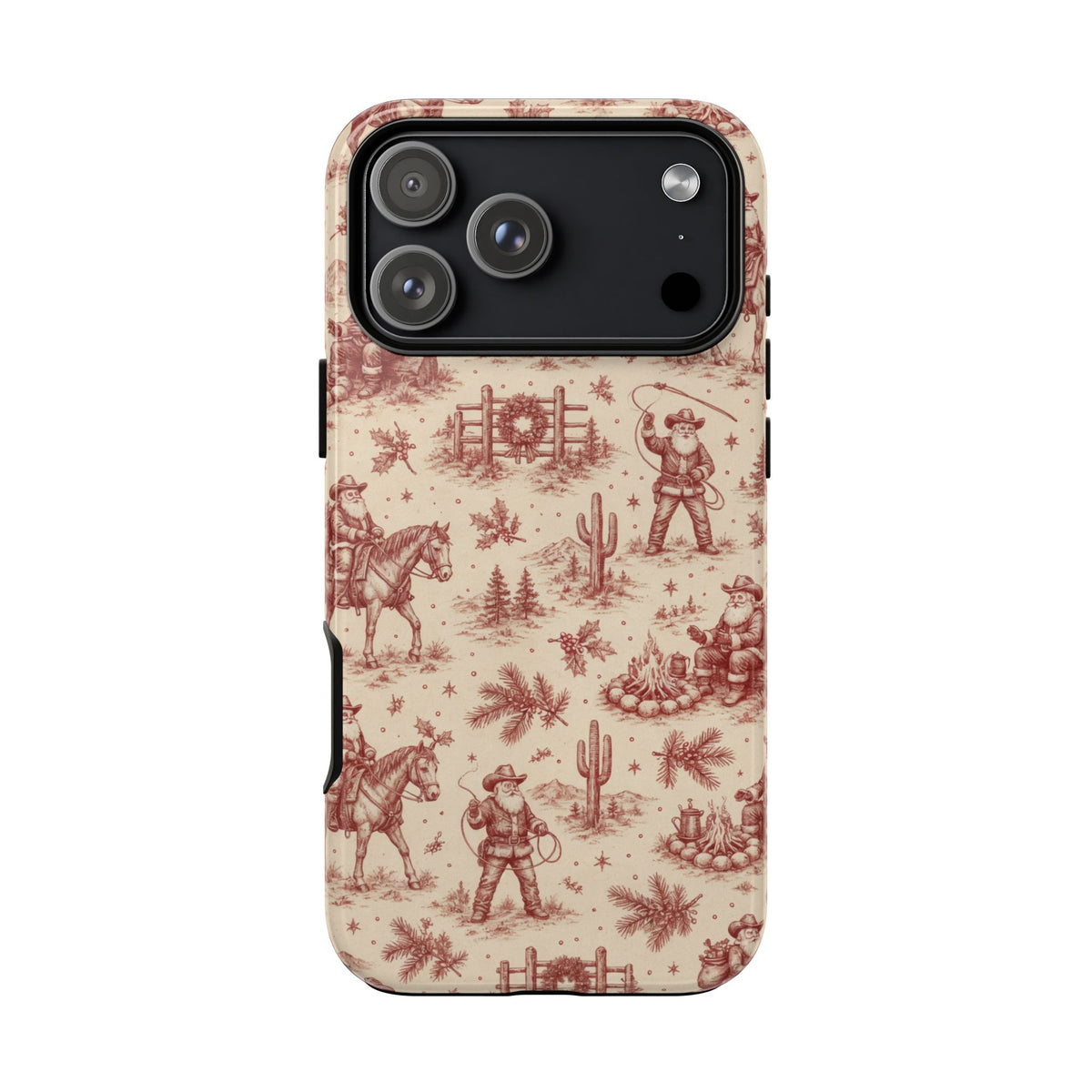 Cowboy Santa Toile Tough Case