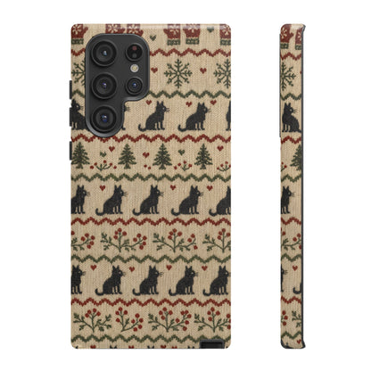 Black Cat Sweater Tough Case