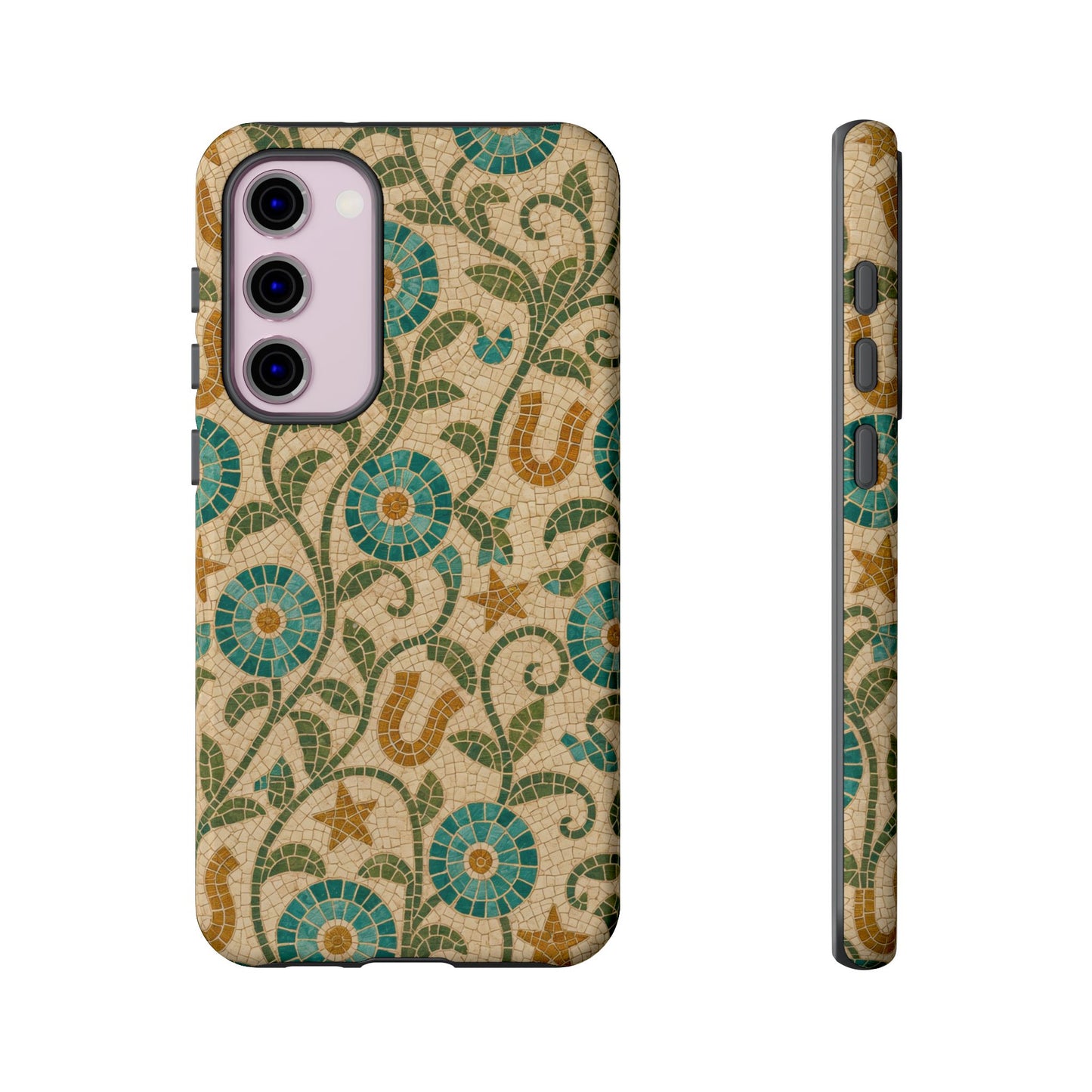 Turquoise Horseshoe Mosaic Tough Case