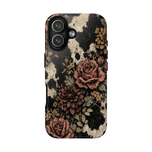 Cowhide Bloom Tough Case