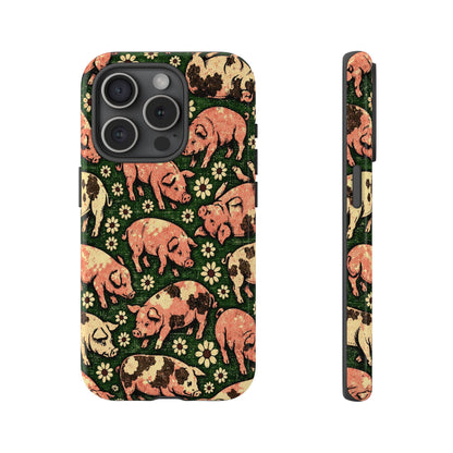 Retro Pigs Tough Case