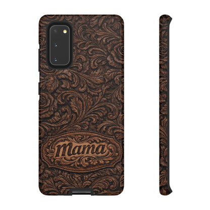 Carved Floral Mama Tough Case
