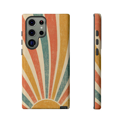 Retro Sun Rays Tough Case