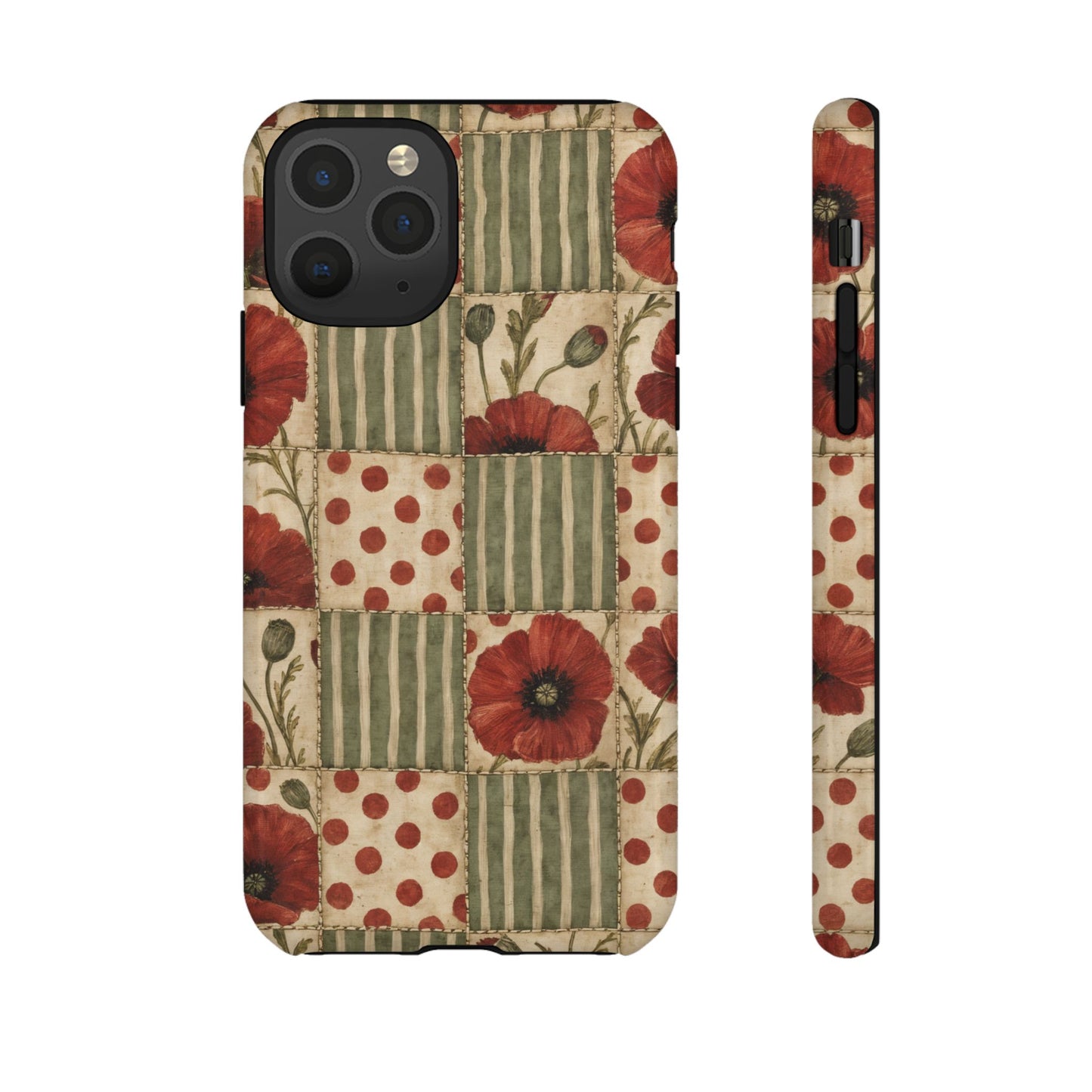 Poppy Patchwork Tough Case