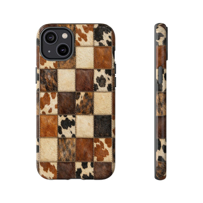 Cowhide Quilt Tough Case