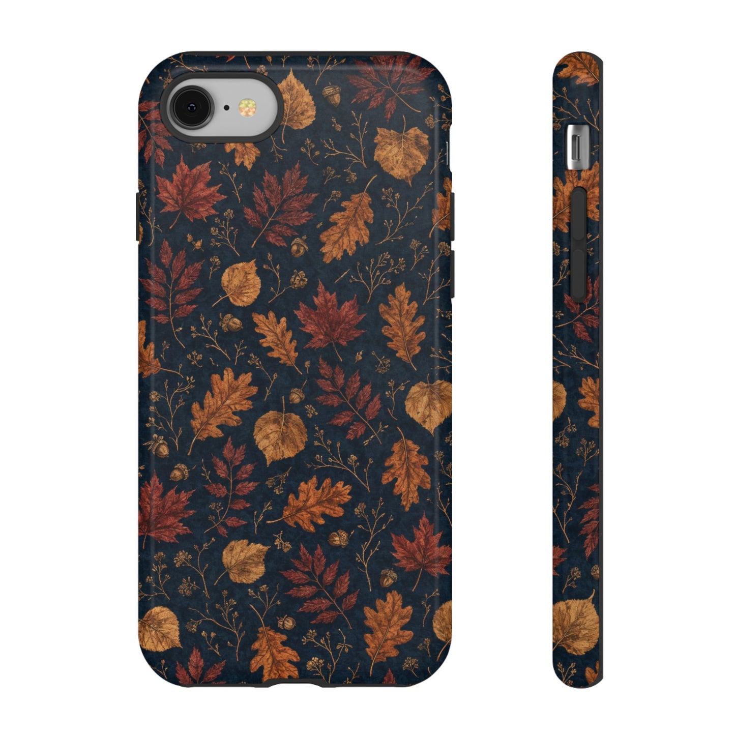 Navy Oak Leaf Tough Case