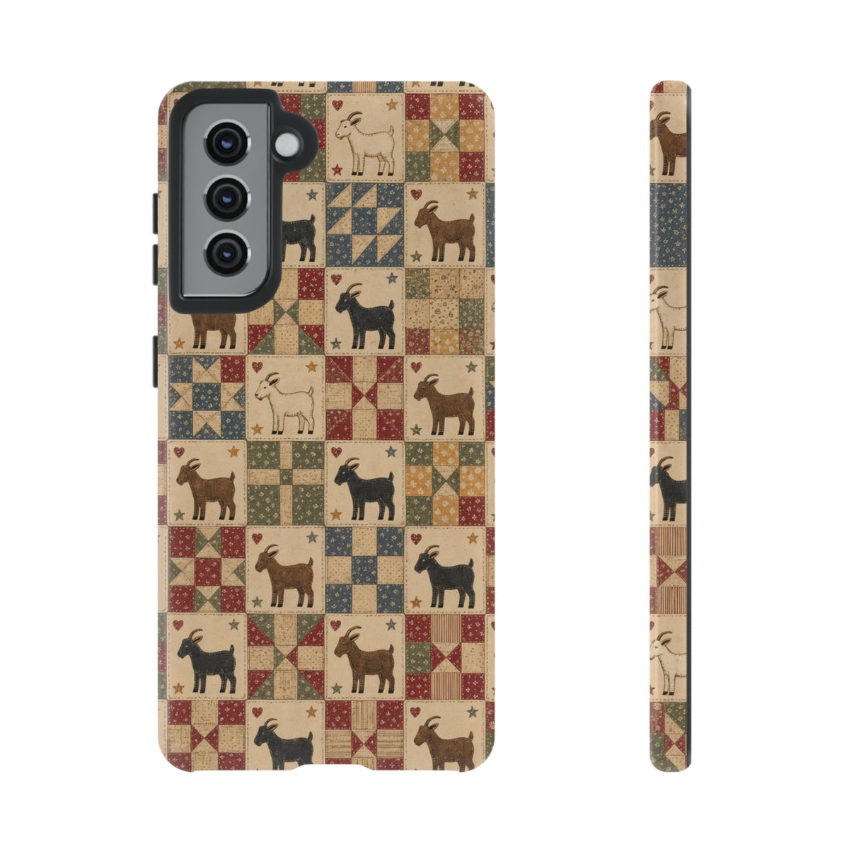 Goat Quilt Tough Case