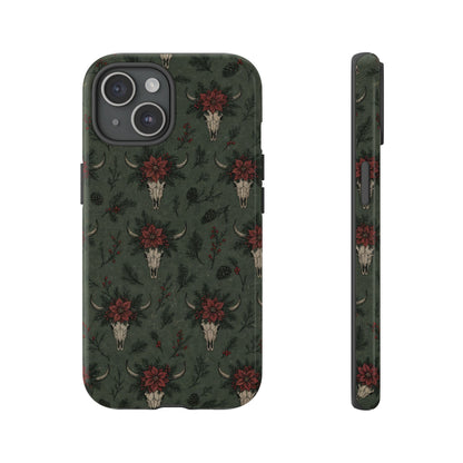 Inked Christmas Skull Tough Case