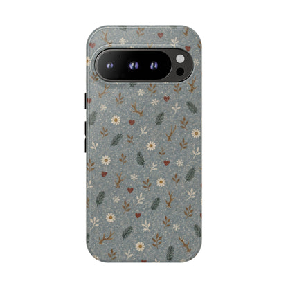 Antler Daisies Snow Tough Case