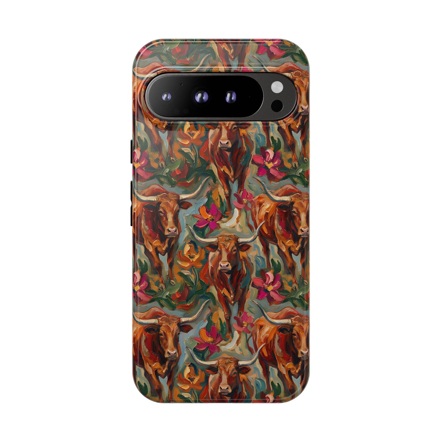 Painted Longhorns Tough Case