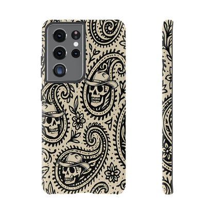 Cowboy Skull Paisley Tough Case