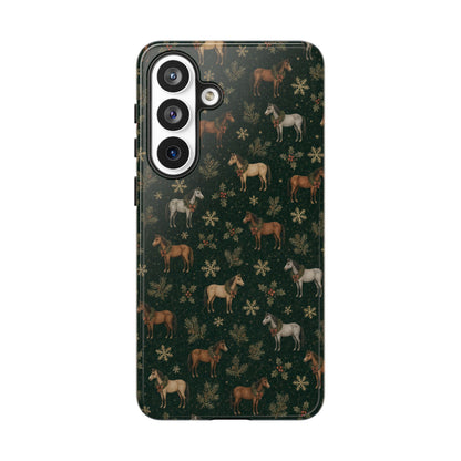 Evergreen Horses Tough Case