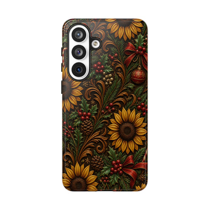Christmas Sunflowers Tough Case